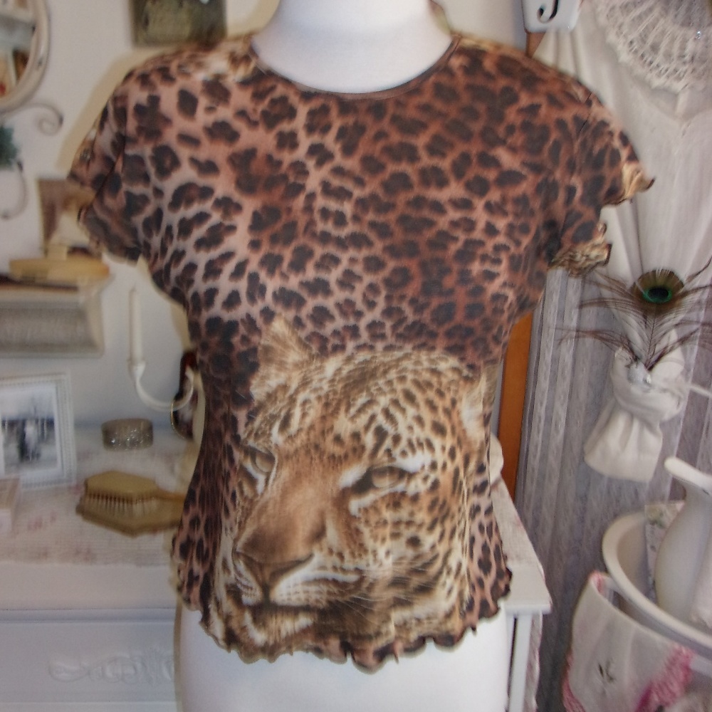 Price Drop- Leopard Print Top